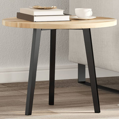 Piano Tavolo Rotondo Ã˜50x2 cm in Legno Massello di Acacia