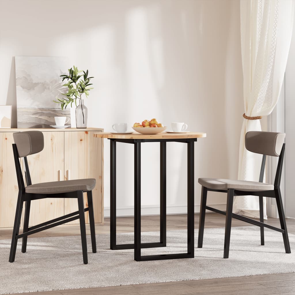 Piano Tavolo Rotondo ÃƒËœ70x2 cm in Legno Massello di Acacia