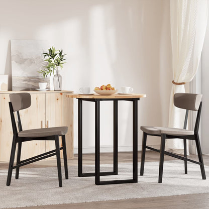Piano Tavolo Rotondo ÃƒËœ70x2 cm in Legno Massello di Acacia