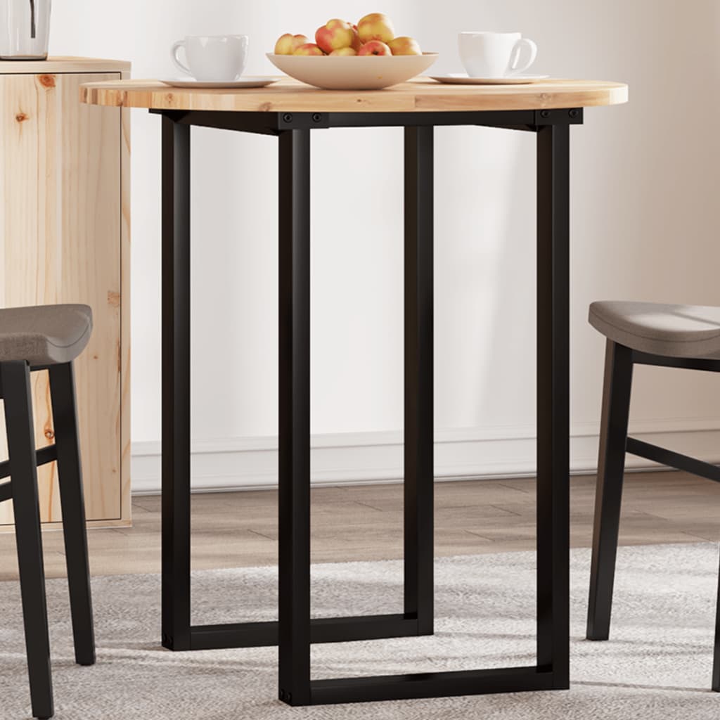 Piano Tavolo Rotondo ÃƒËœ70x2 cm in Legno Massello di Acacia