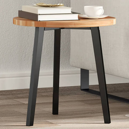 Piano Tavolo Rotondo Ã˜40x2 cm in Legno Massello di Acacia