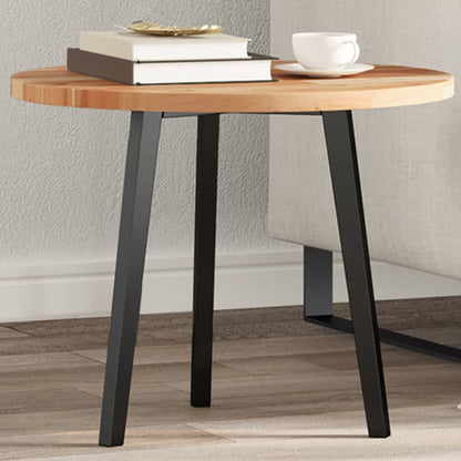 Piano Tavolo Rotondo Ã˜50x2 cm in Legno Massello di Acacia