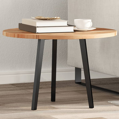Piano Tavolo Rotondo ÃƒËœ60x2 cm in Legno Massello di Acacia