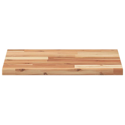 Piano Tavolo Quadrato 40x40x2 cm in Legno Massello di Acacia
