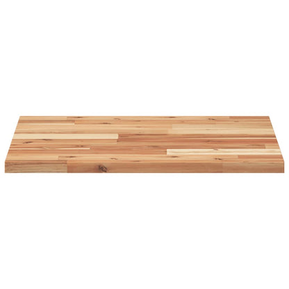 Piano Tavolo Quadrato 50x50x2 cm in Legno Massello di Acacia