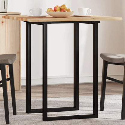Piano Tavolo Quadrato 70x70x2 cm in Legno Massello di Acacia