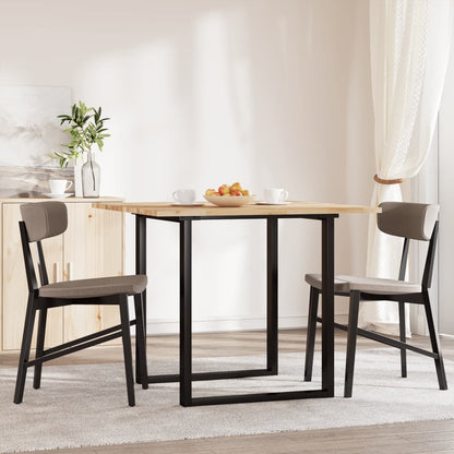 Piano Tavolo Quadrato 90x90x2 cm in Legno Massello di Acacia