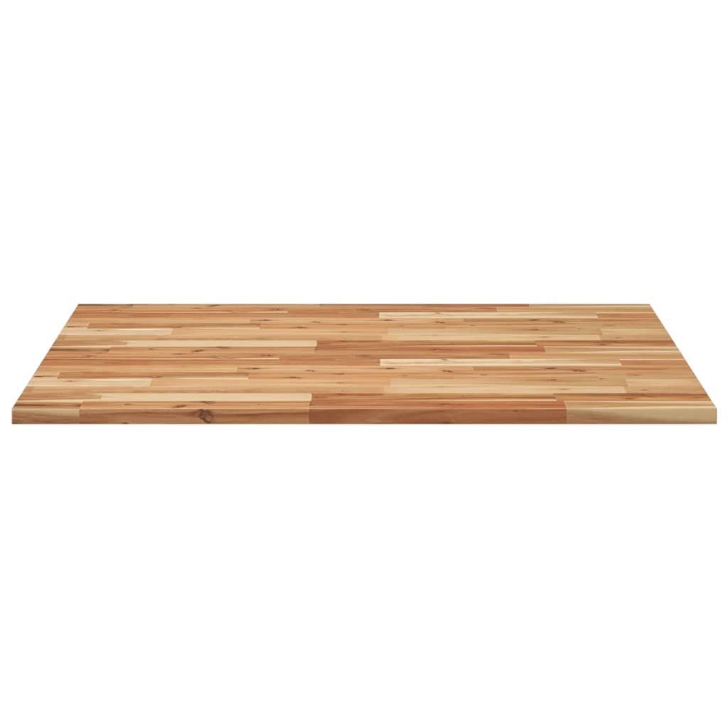 Piano Tavolo Quadrato 90x90x2 cm in Legno Massello di Acacia