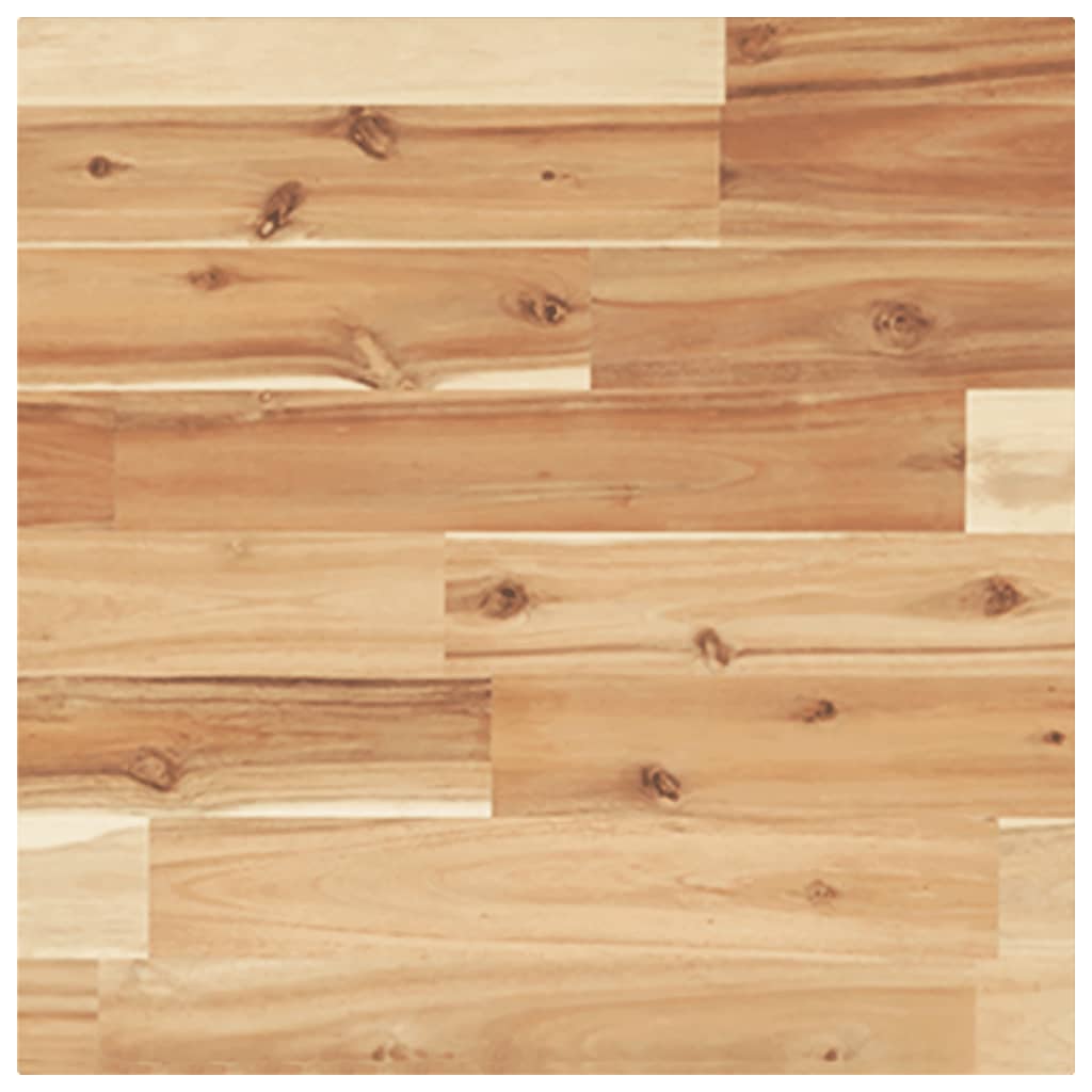 Piano Tavolo Quadrato 40x40x4 cm in Legno Massello di Acacia