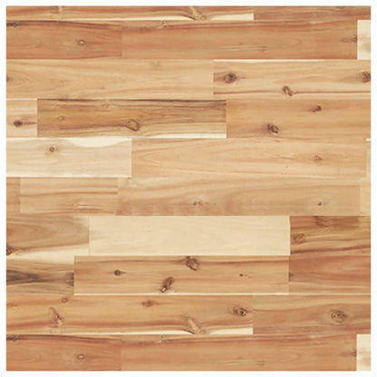 Piano Tavolo Quadrato 50x50x4 cm in Legno Massello di Acacia
