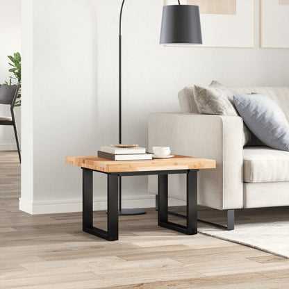 Piano Tavolo Quadrato 60x60x4 cm in Legno Massello di Acacia