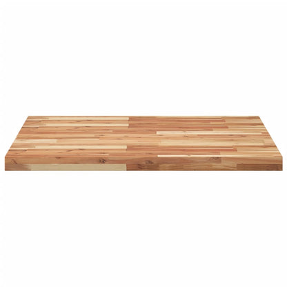 Piano Tavolo Quadrato 80x80x4 cm in Legno Massello di Acacia