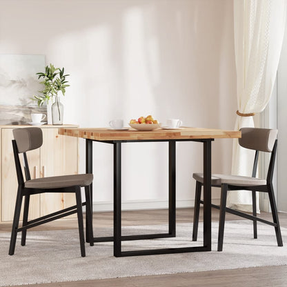 Piano Tavolo Quadrato 90x90x4 cm in Legno Massello di Acacia