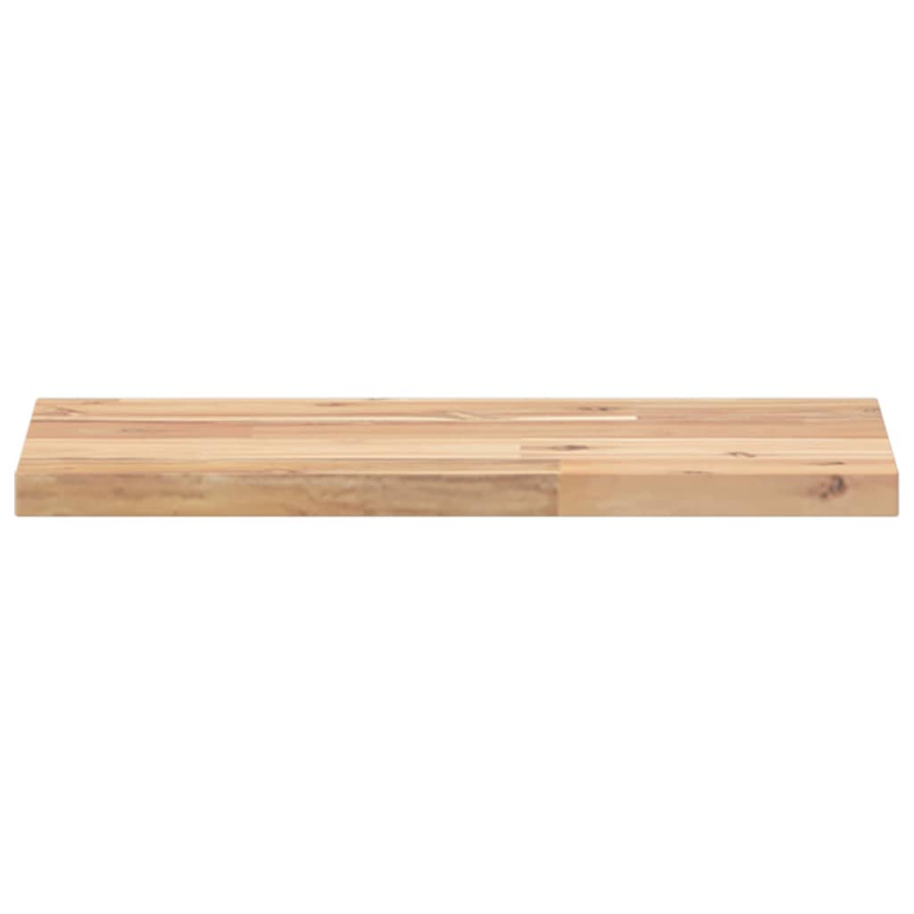 Piano per Tavolo 60x20x2cm Rettangolare Legno Massello Acacia