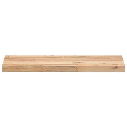 Piano per Tavolo 60x20x2cm Rettangolare Legno Massello Acacia