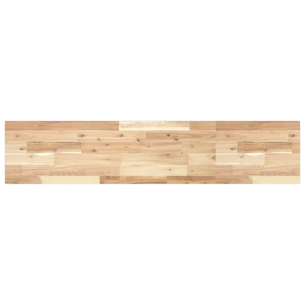 Piano per Tavolo 120x30x2 cm Rettangolare Legno Massello Acacia