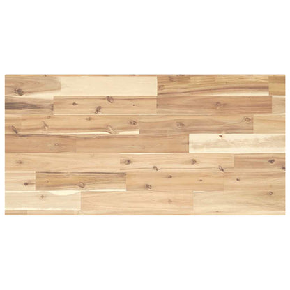 Piano per Tavolo 60x40x2cm Rettangolare Legno Massello Acacia