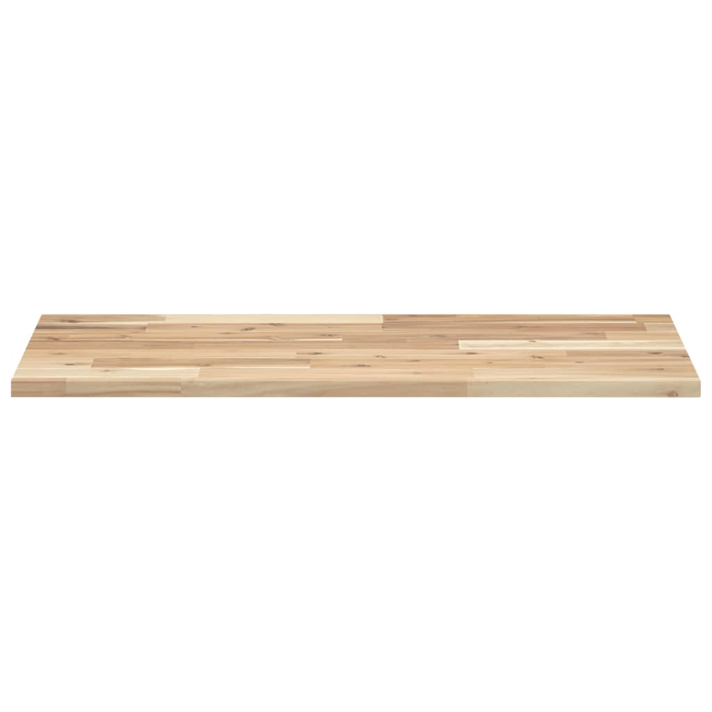 Piano per Tavolo 80x40x2 cm Rettangolare Legno Massello Acacia