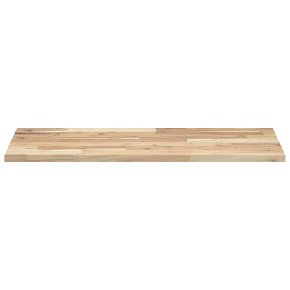 Piano per Tavolo 80x40x2 cm Rettangolare Legno Massello Acacia