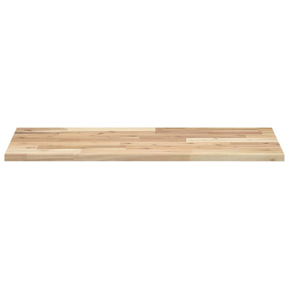 Piano per Tavolo 100x40x2cm Rettangolare Legno Massello Acacia