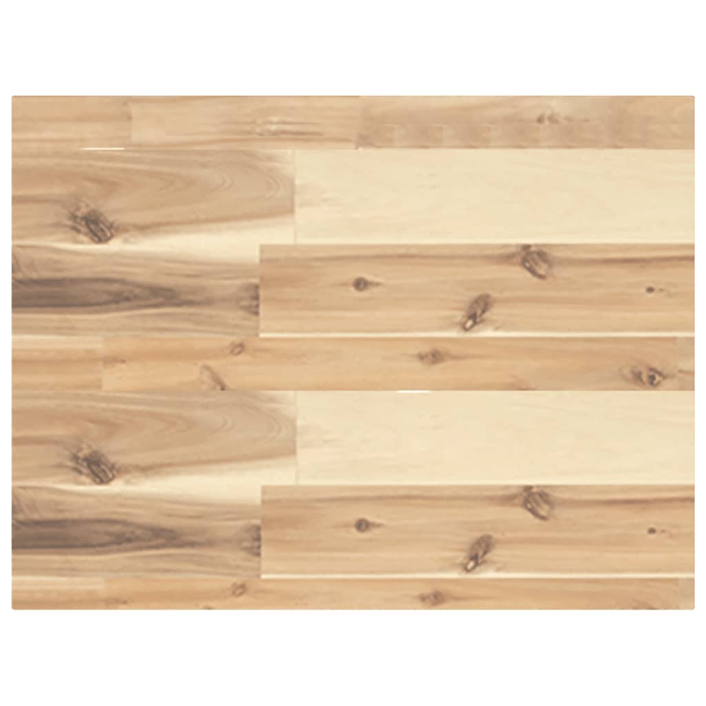 Piano per Tavolo 50x30x4cm Rettangolare Legno Massello Acacia