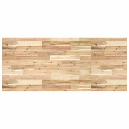 Piano Tavolo Rettangolare 120x60x4cm Legno Massello di Acacia