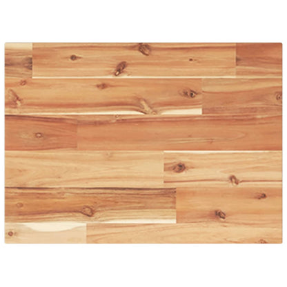 Piano Tavolo Rettangolare 40x30x2cm in Legno Massello di Acacia