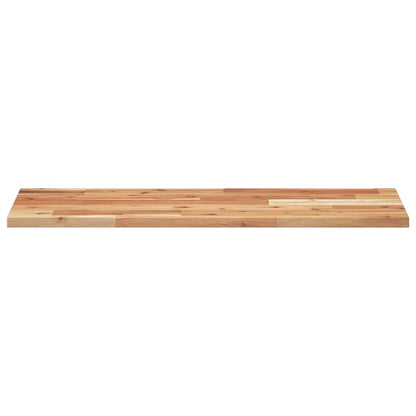 Piano Tavolo Rettangolare 80x30x2cm in Legno Massello di Acacia