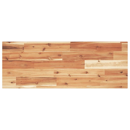 Piano Tavolo Rettangolare 100x30x2 cm Legno Massello di Acacia