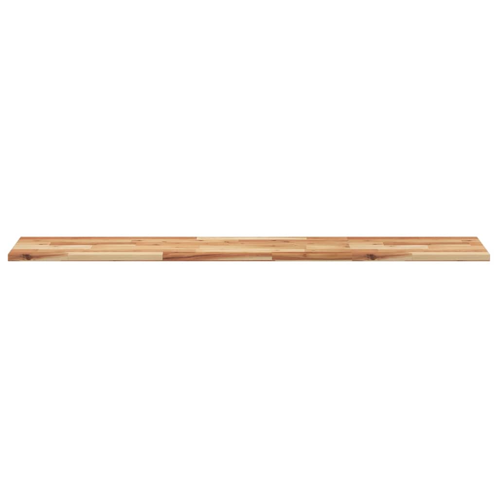 Piano Tavolo Rettangolare 120x30x2 cm Legno Massello di Acacia
