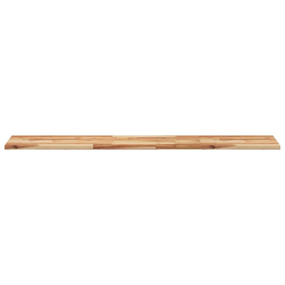 Piano Tavolo Rettangolare 120x30x2 cm Legno Massello di Acacia