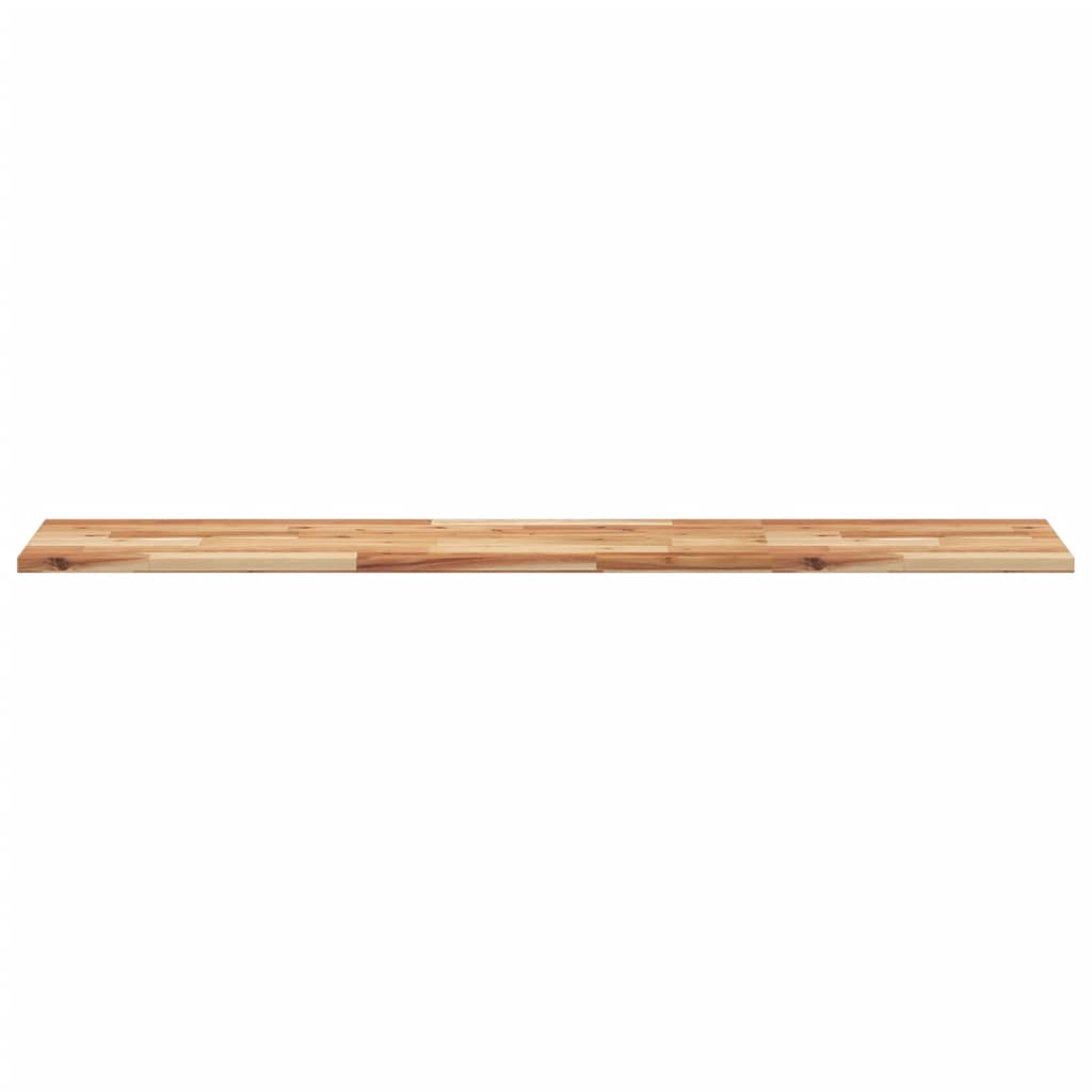 Piano Tavolo Rettangolare 140x30x2 cm Legno Massello di Acacia