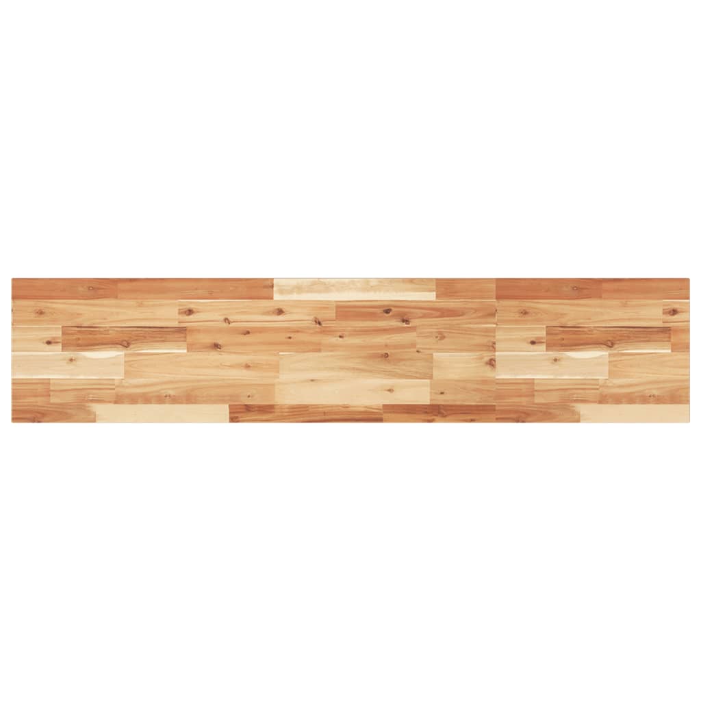 Piano Tavolo Rettangolare 160x30x2 cm Legno Massello di Acacia