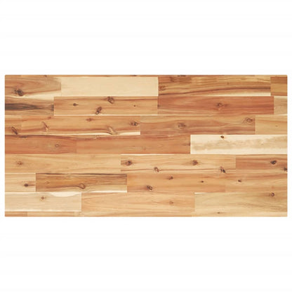 Piano Tavolo Rettangolare 60x40x2cm in Legno Massello di Acacia