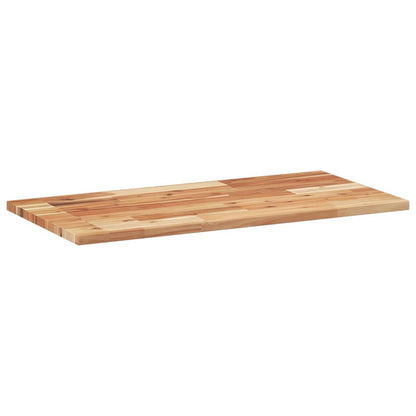 Piano Tavolo Rettangolare 60x40x2cm in Legno Massello di Acacia