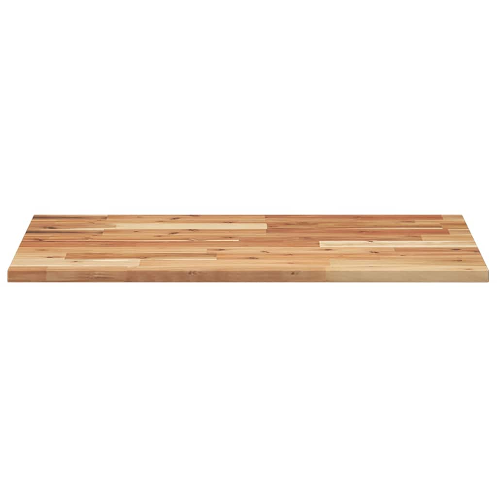 Piano Tavolo Rettangolare 60x50x2cm in Legno Massello di Acacia