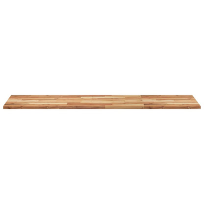 Piano Tavolo Rettangolare 120x50x2cm Legno Massello di Acacia