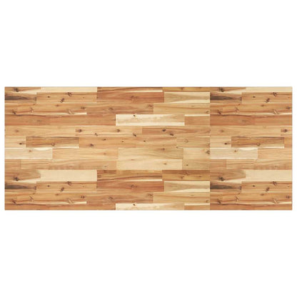 Piano Tavolo Rettangolare 120x60x2cm Legno Massello di Acacia