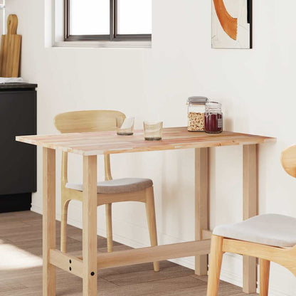 Piano Tavolo Rettangolare 100x70x2cm Legno Massello di Acacia
