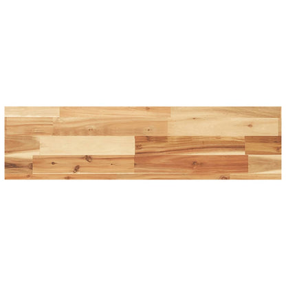 Piano per Tavolo 80x20x4cm Rettangolare Legno Massello Acacia