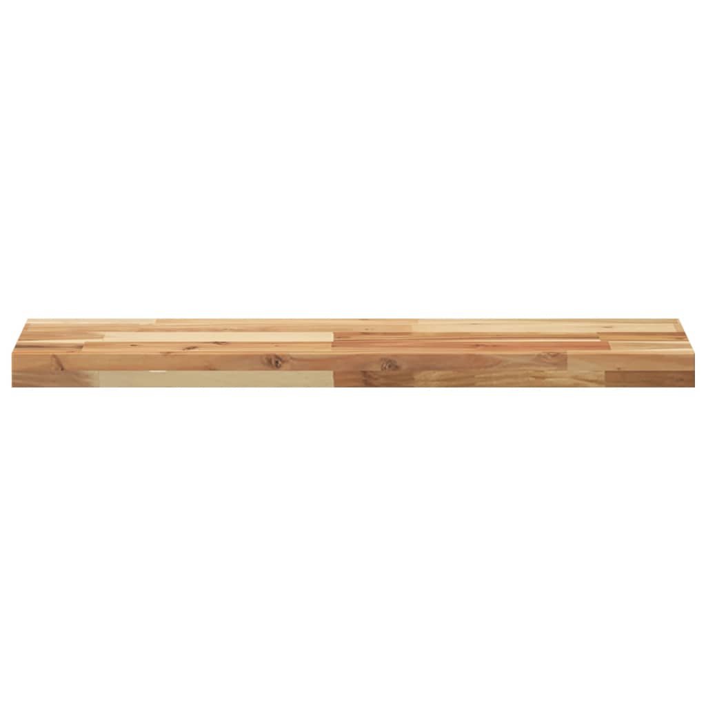 Piano per Tavolo 80x20x4cm Rettangolare Legno Massello Acacia