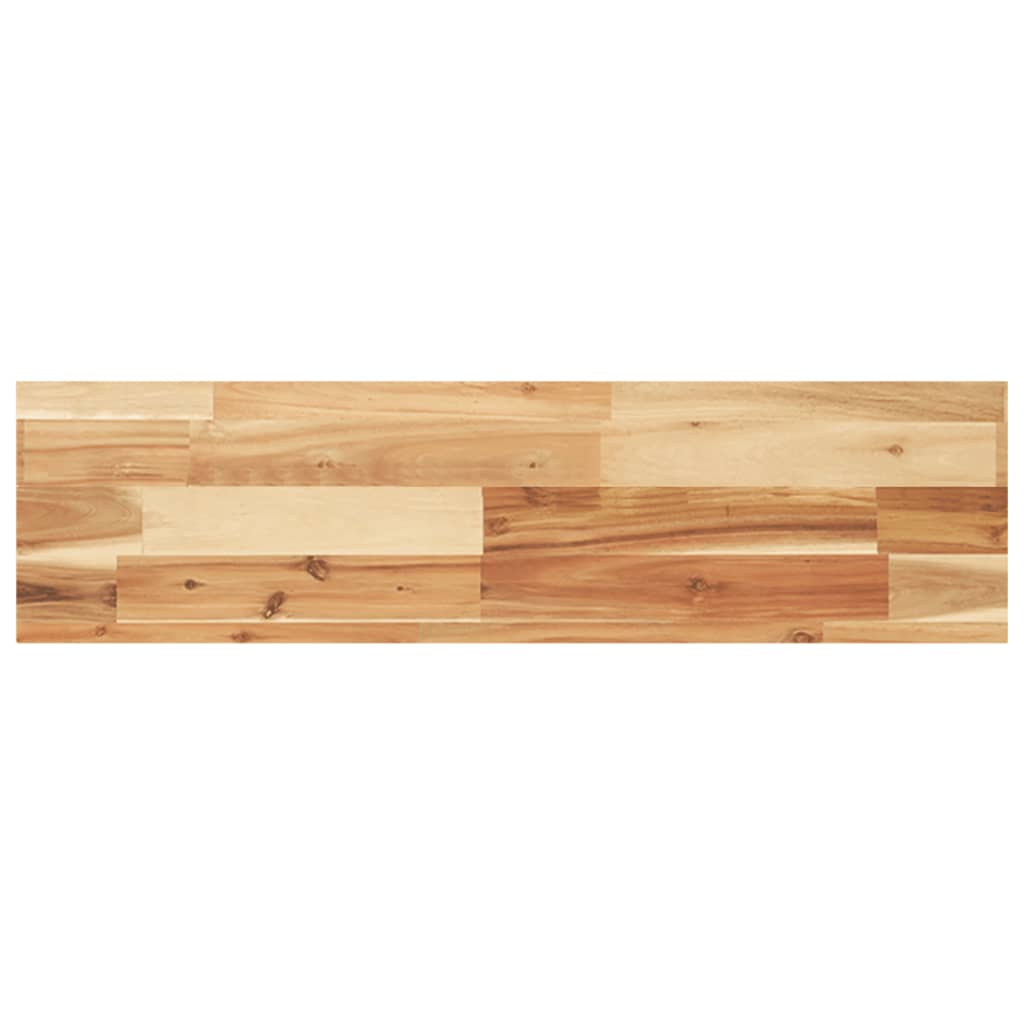 Piano per Tavolo 100x20x4cm Rettangolare Legno Massello Acacia