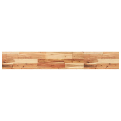 Piano per Tavolo 160x20x4cm Rettangolare Legno Massello Acacia