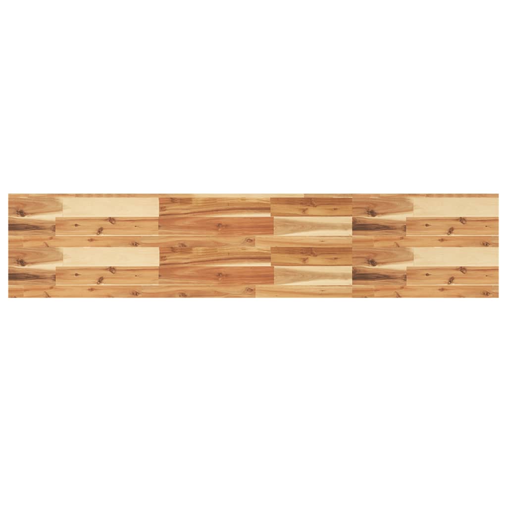 Piano per Tavolo 120x30x4 cm Rettangolare Legno Massello Acacia
