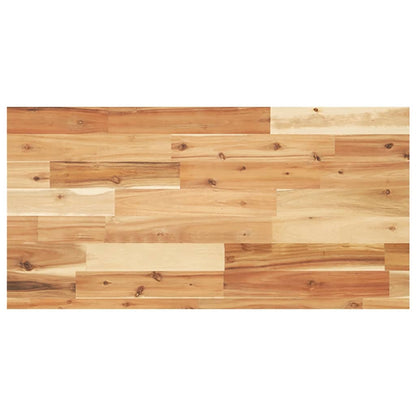 Piano per Tavolo 100x40x4 cm Rettangolare Legno Massello Acacia