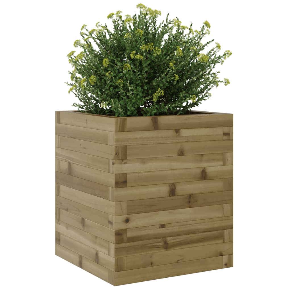 Fioriera da Giardino 40x40x46 cm in Legno di Pino Impregnato