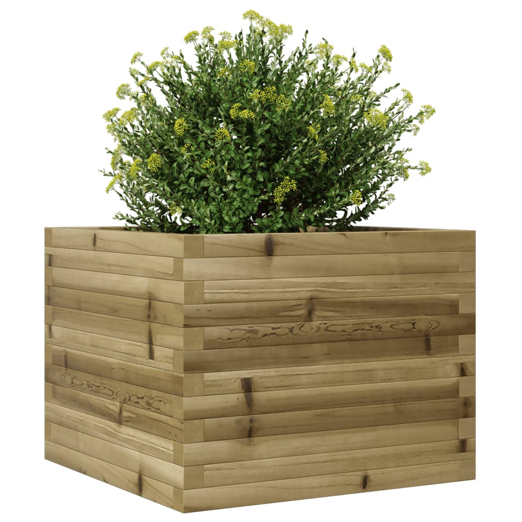 Fioriera da Giardino 60x60x46 cm in Legno di Pino Impregnato