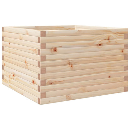 Fioriera da Giardino 70x70x46 cm in Legno Massello di Pino
