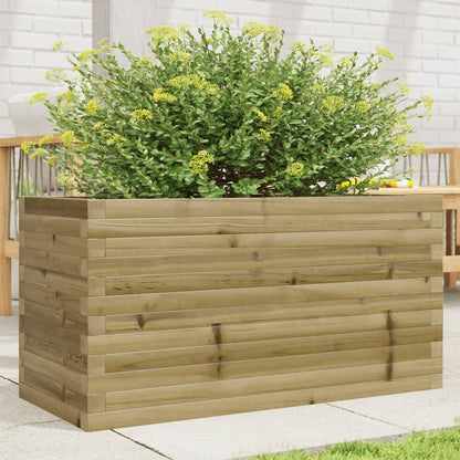 Fioriera da Giardino 90x40x46 cm in Legno di Pino Impregnato