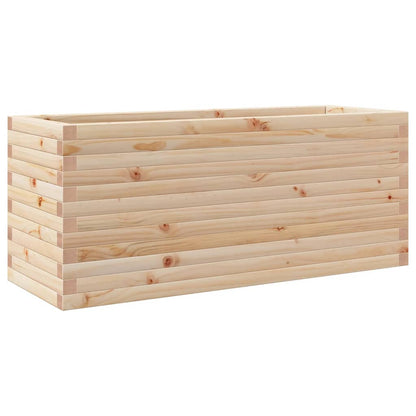 Fioriera da Giardino 110x40x46 cm in Legno Massello di Pino